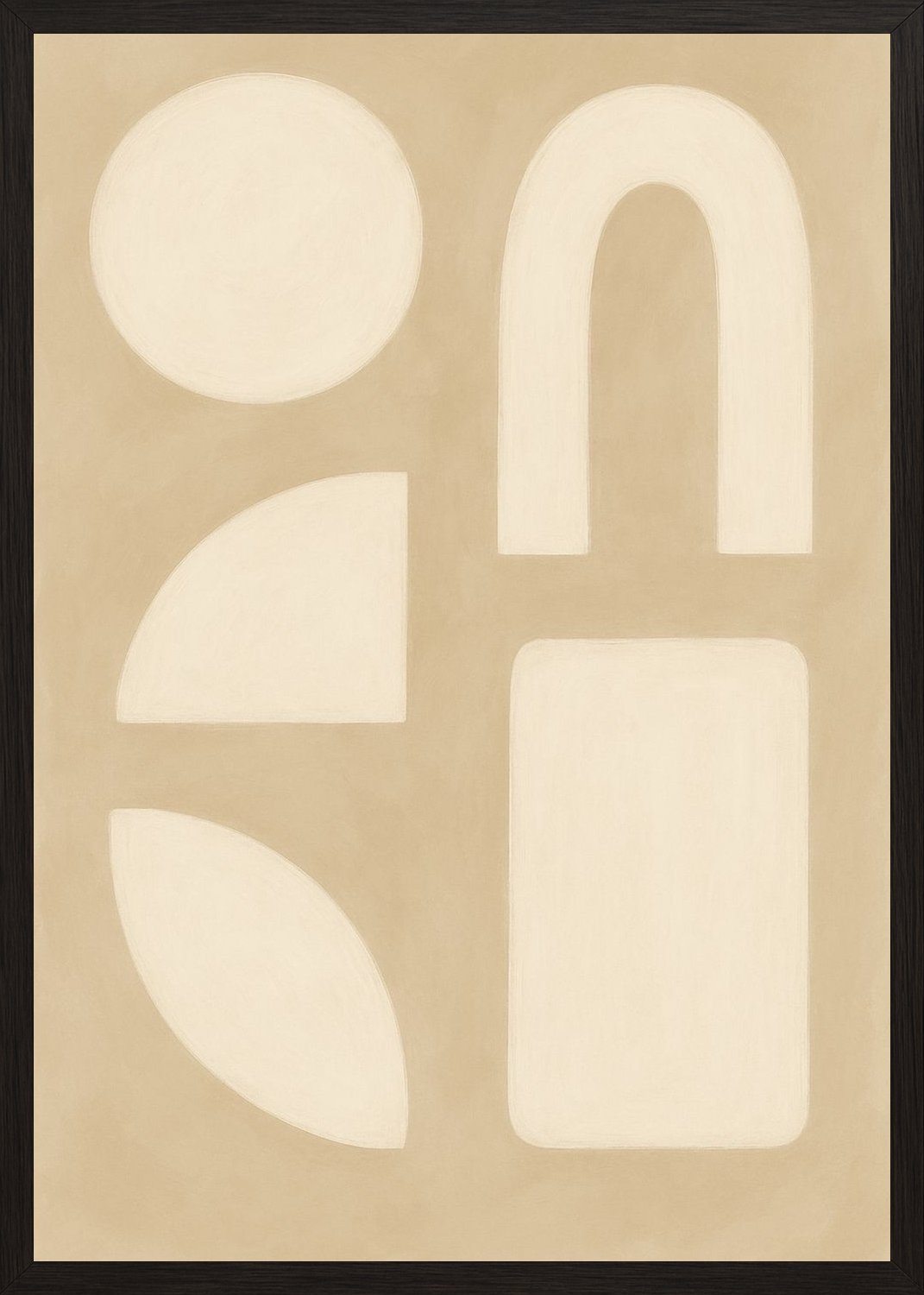 Poster in black frame