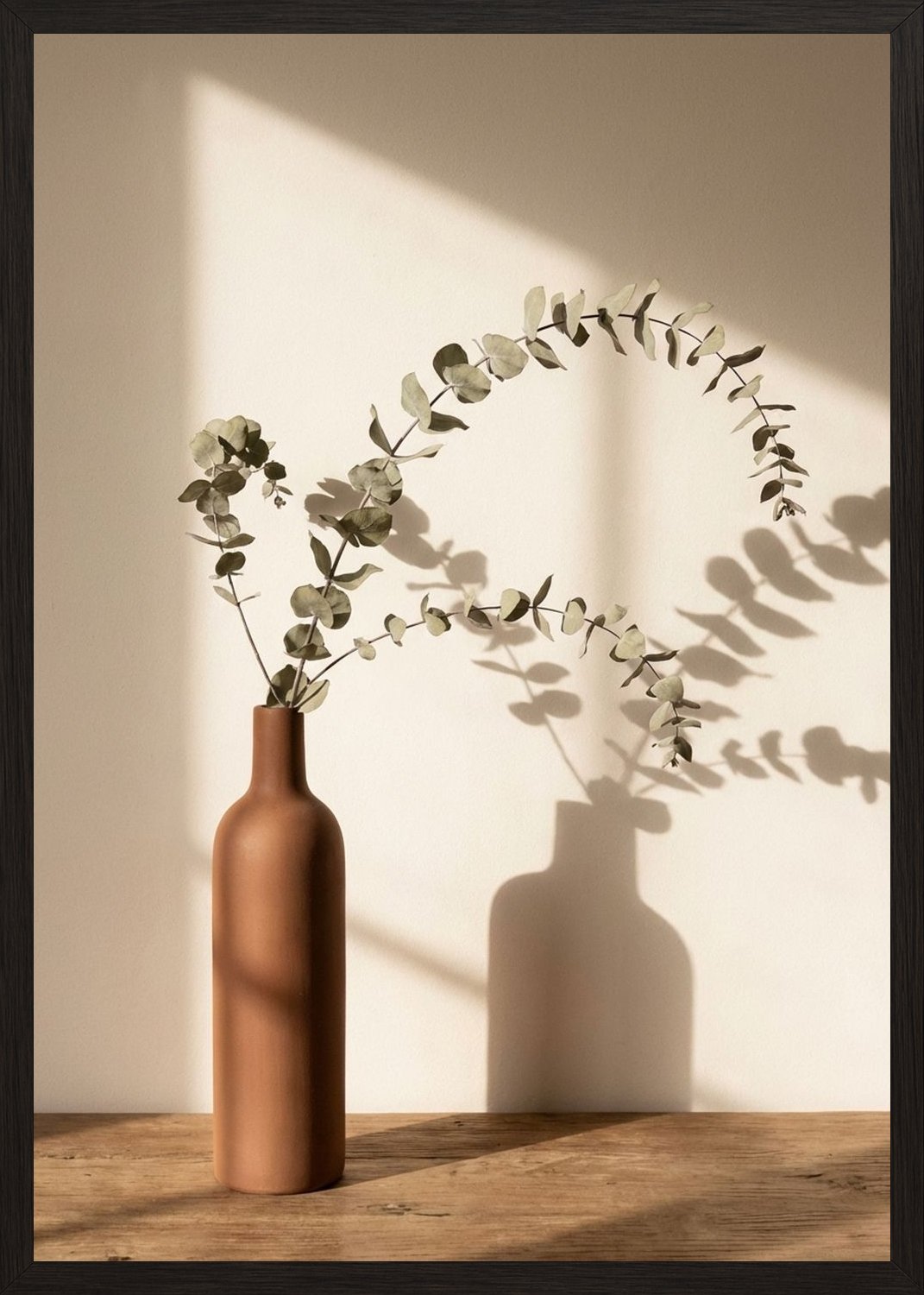 Poster in black frame