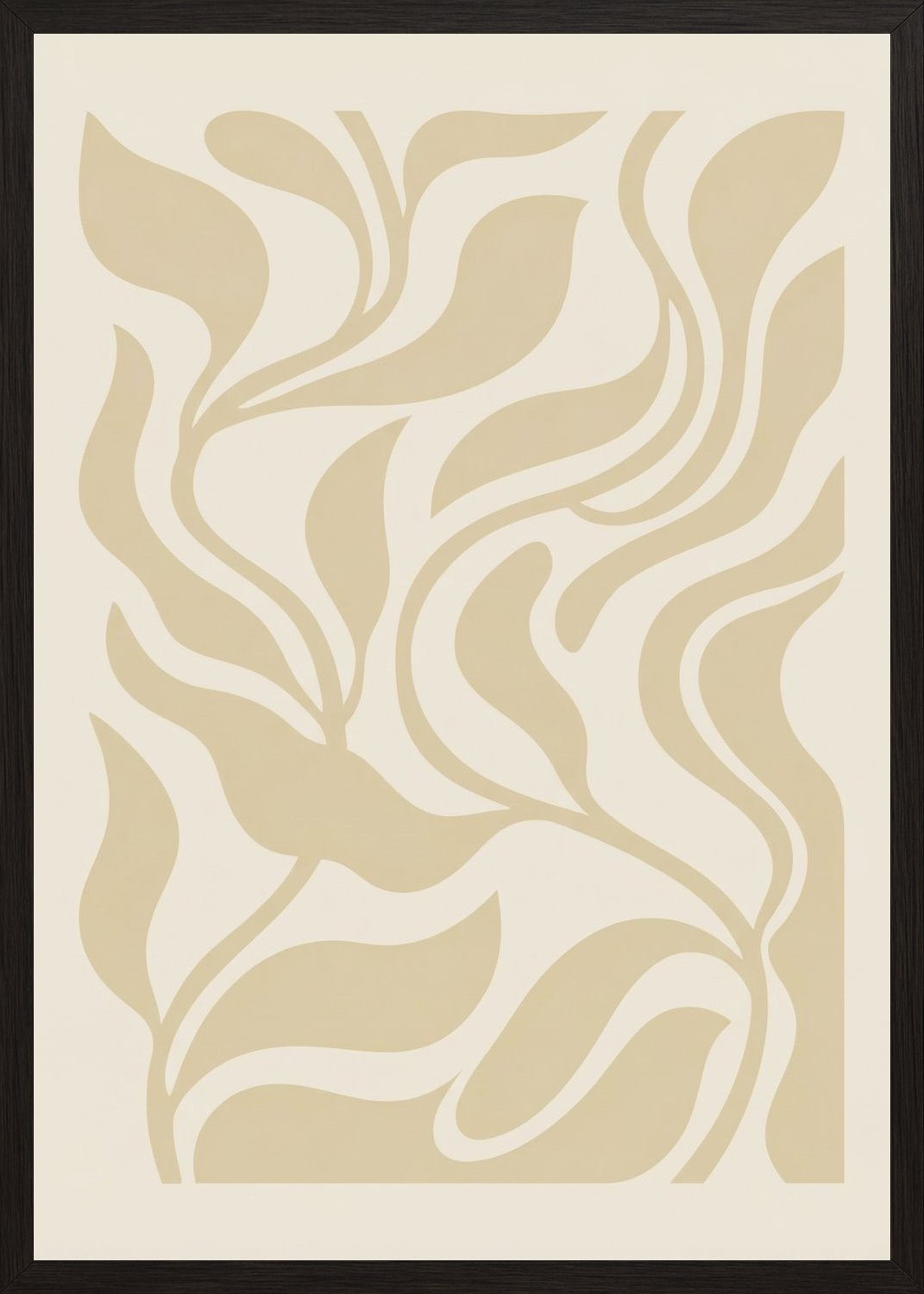 Poster in oak frame