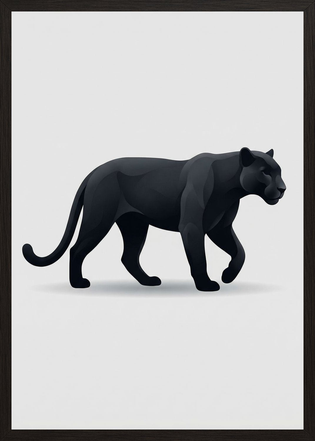 Poster in black frame