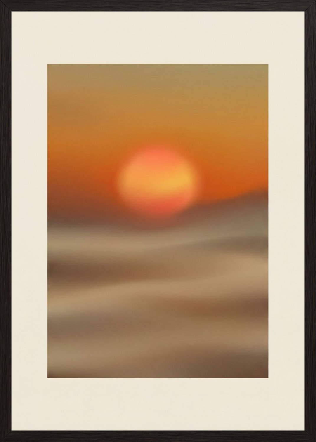 Poster in oak frame