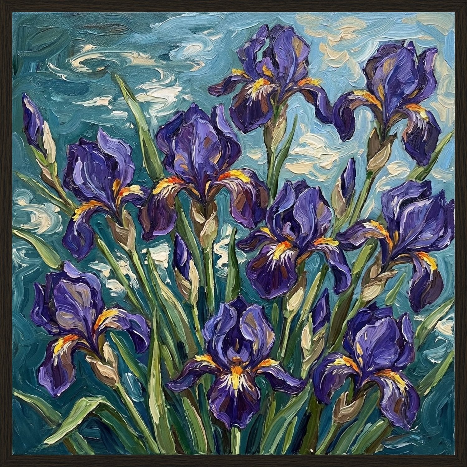 Poster in black frame