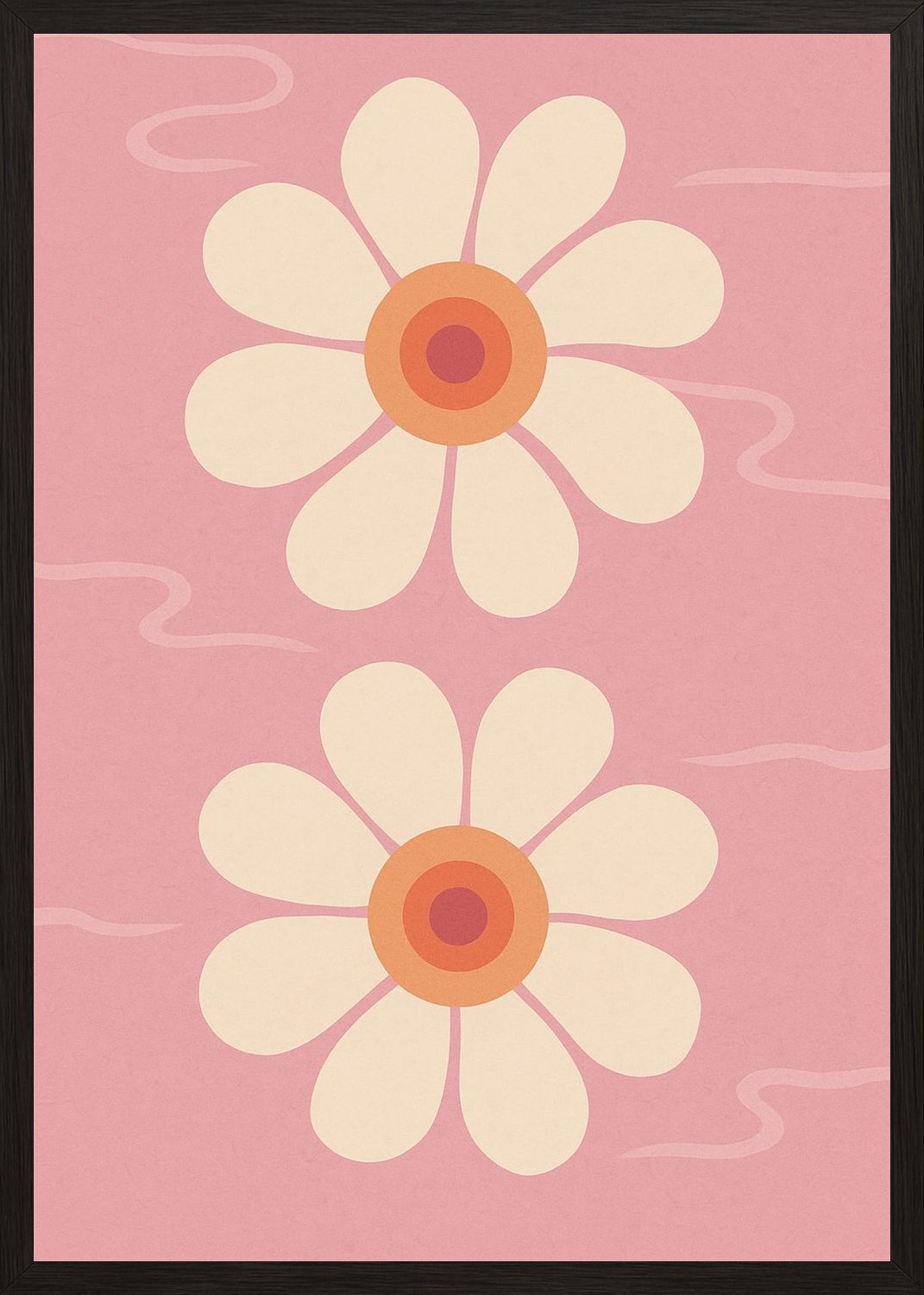 Poster in black frame