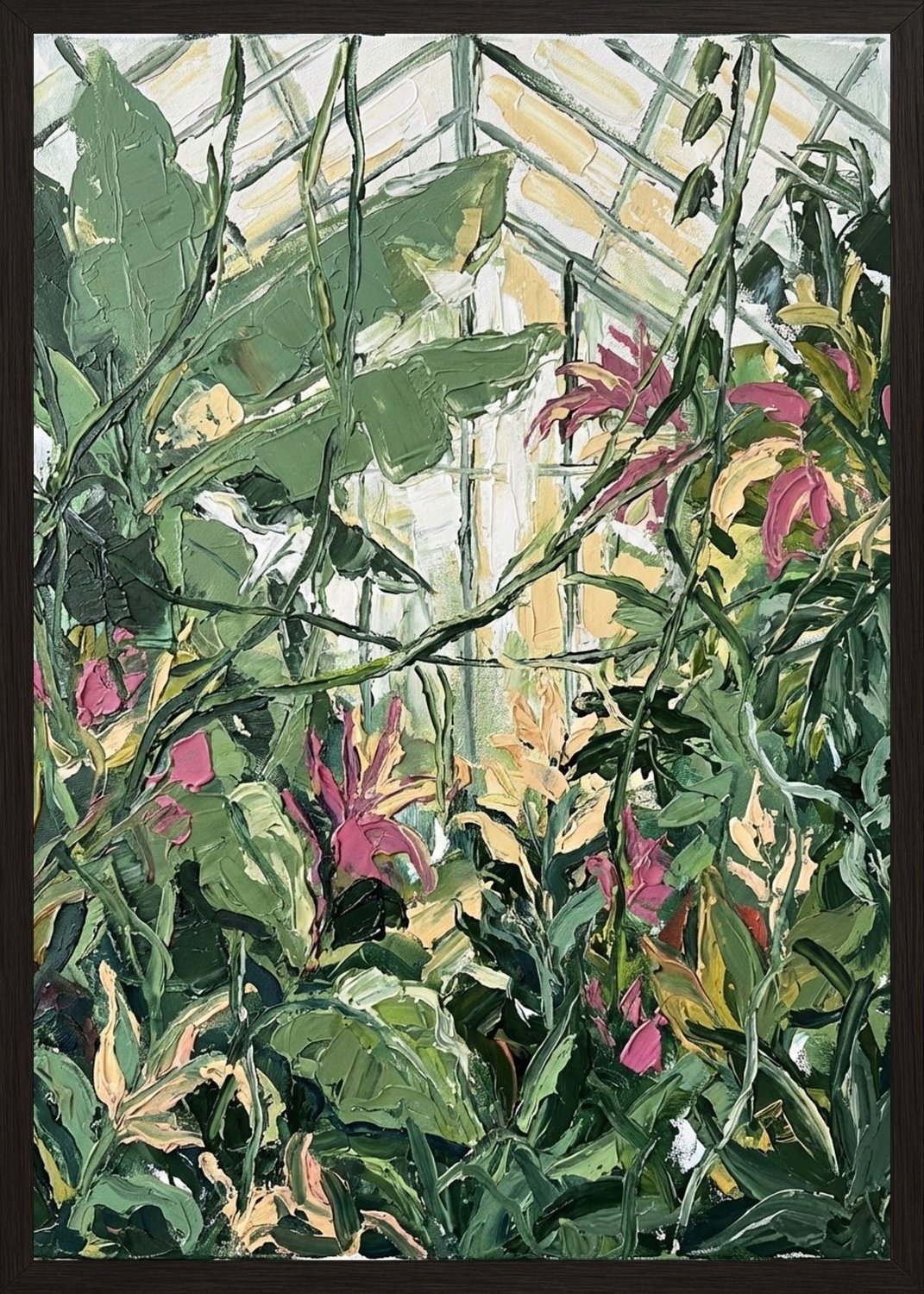 Poster in black frame