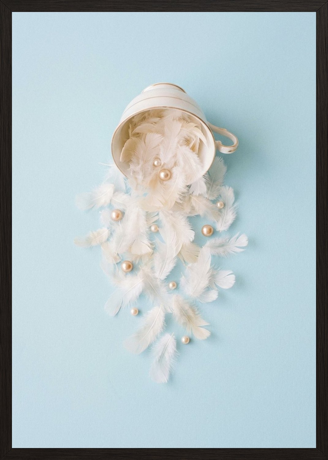 Poster in black frame