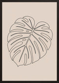Poster in black frame
