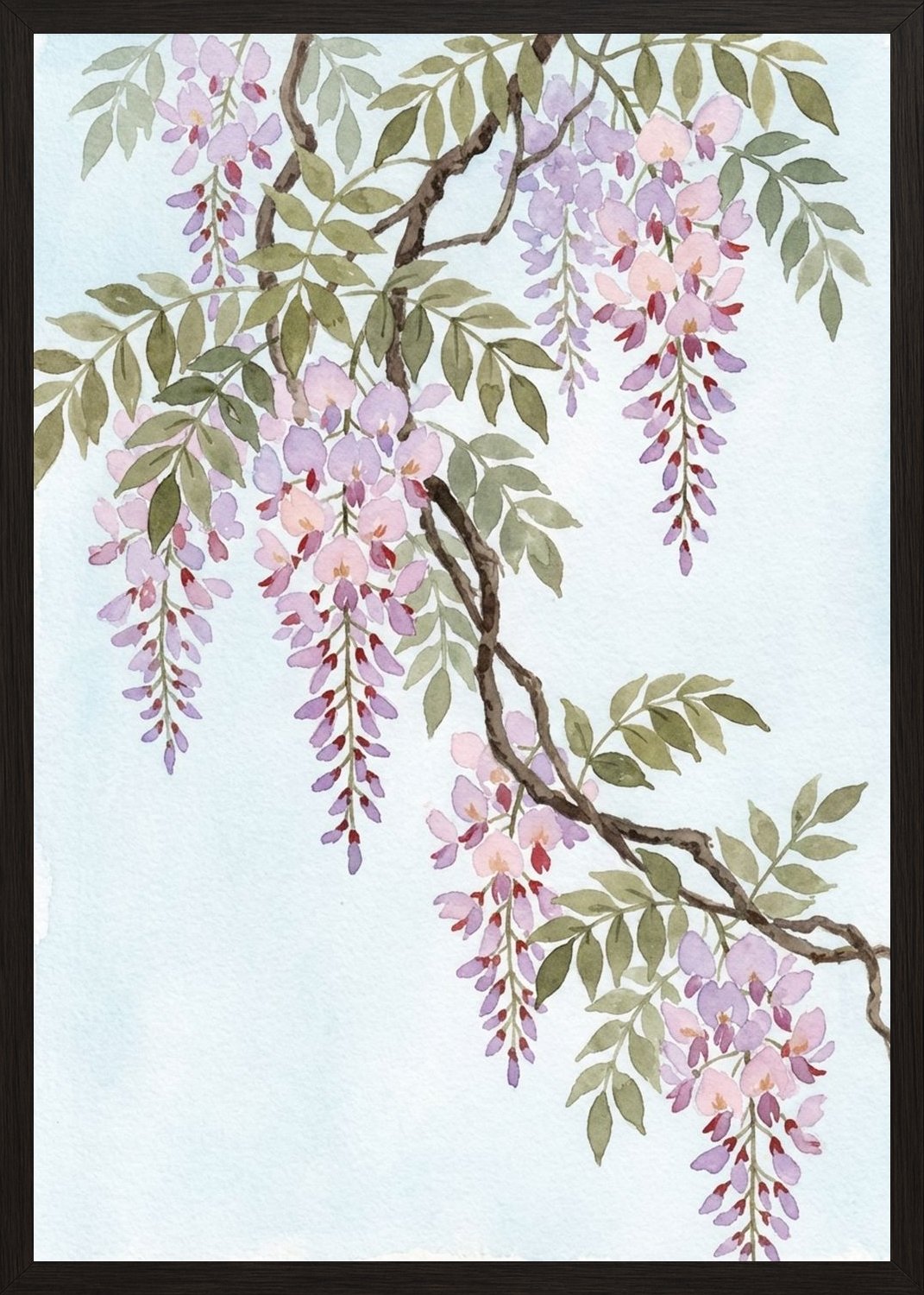 Poster in black frame