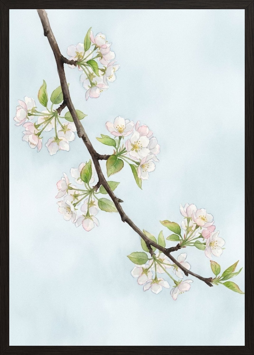 Poster in oak frame