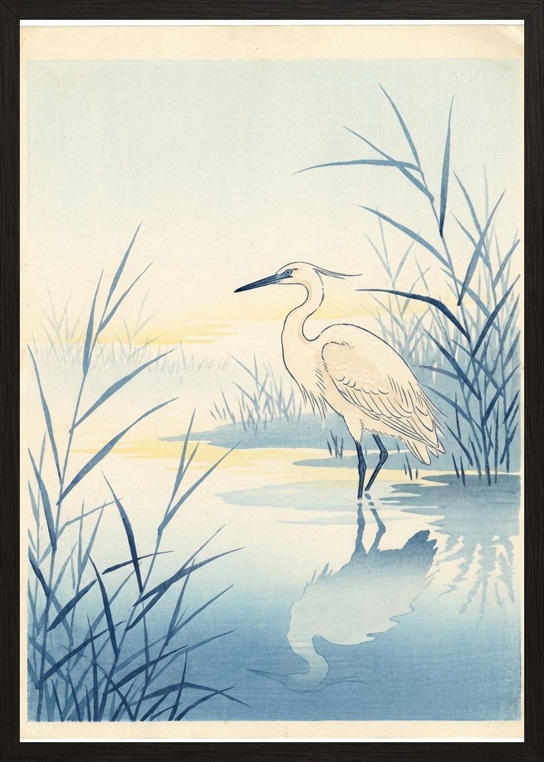 Poster in black frame