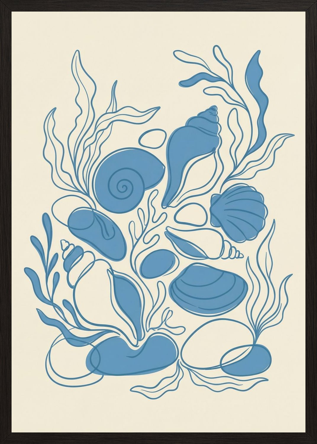 Poster in oak frame