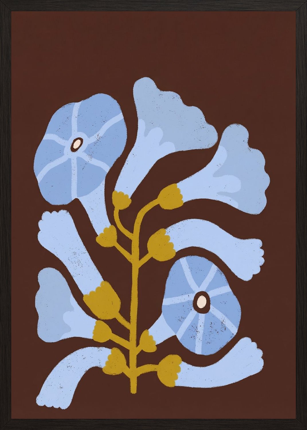 Poster in black frame