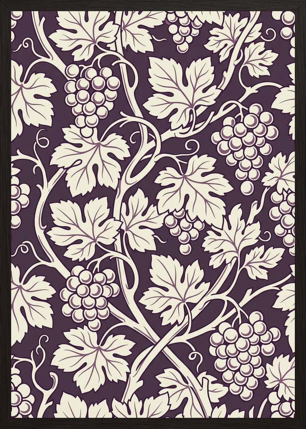 Poster in black frame