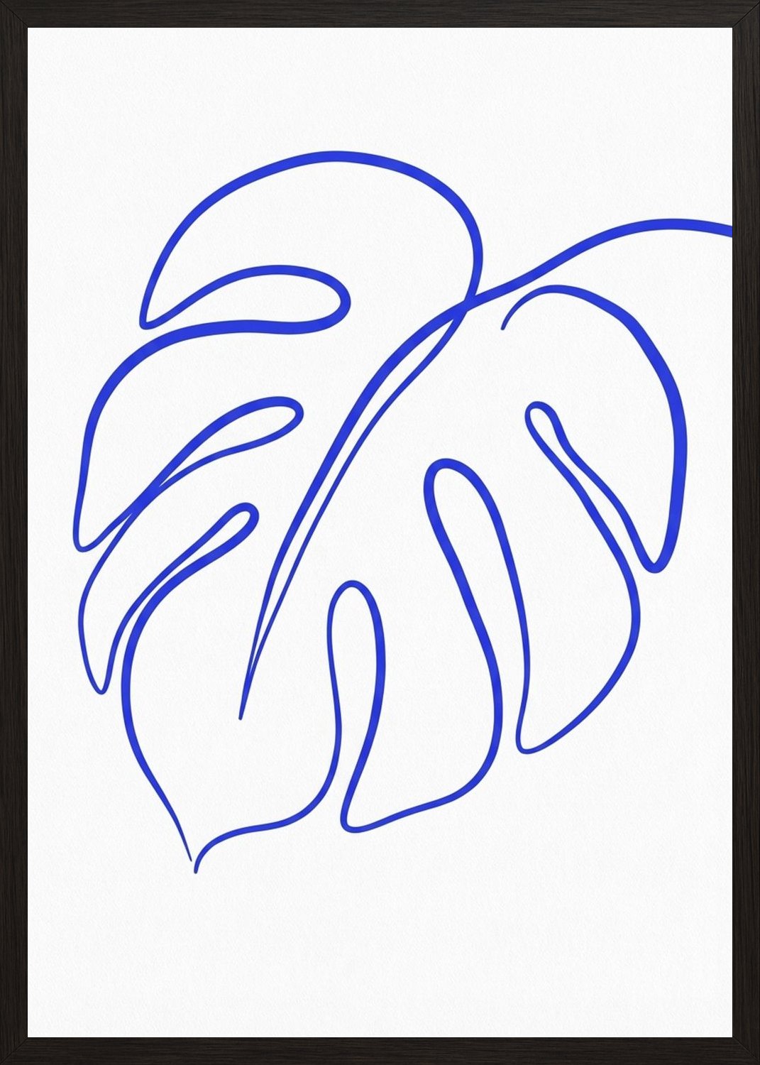 Poster in black frame