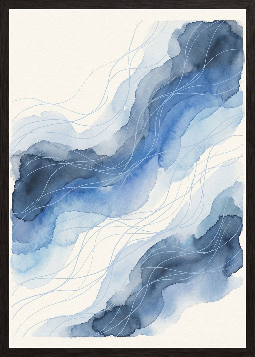 Poster in black frame