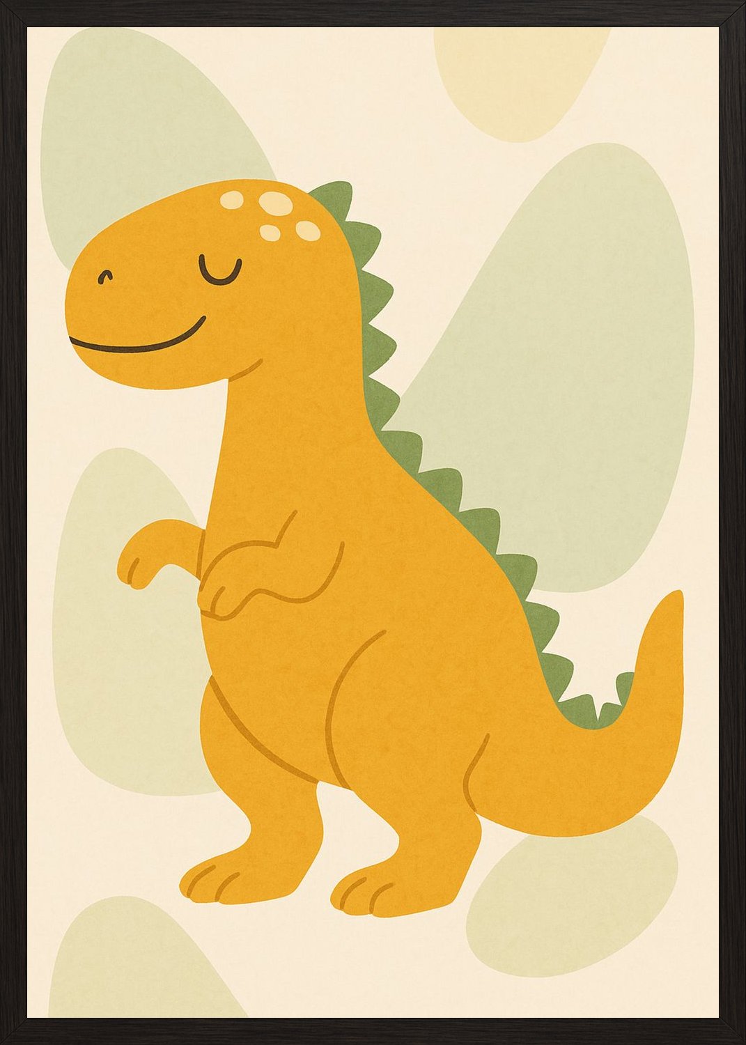 Poster in black frame