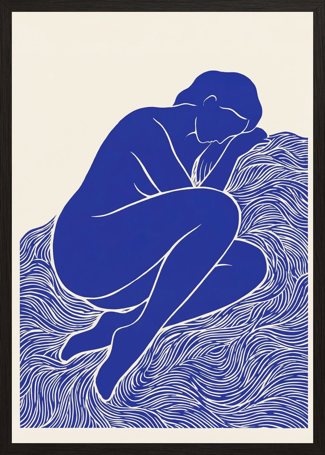 Poster in oak frame