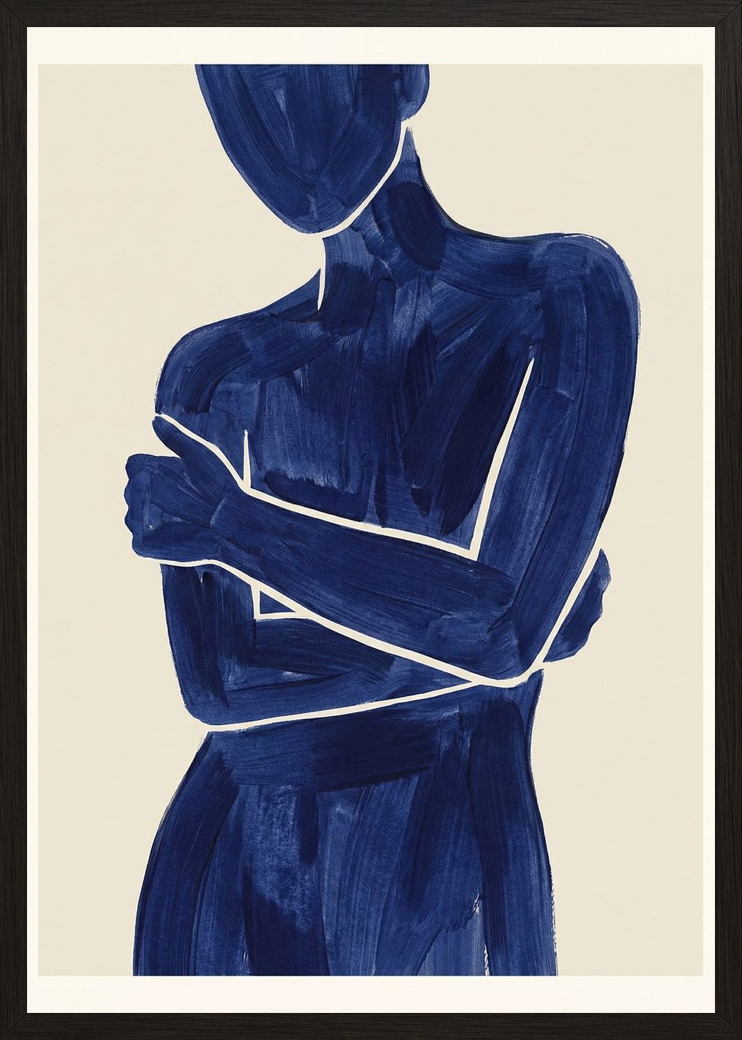 Poster in black frame