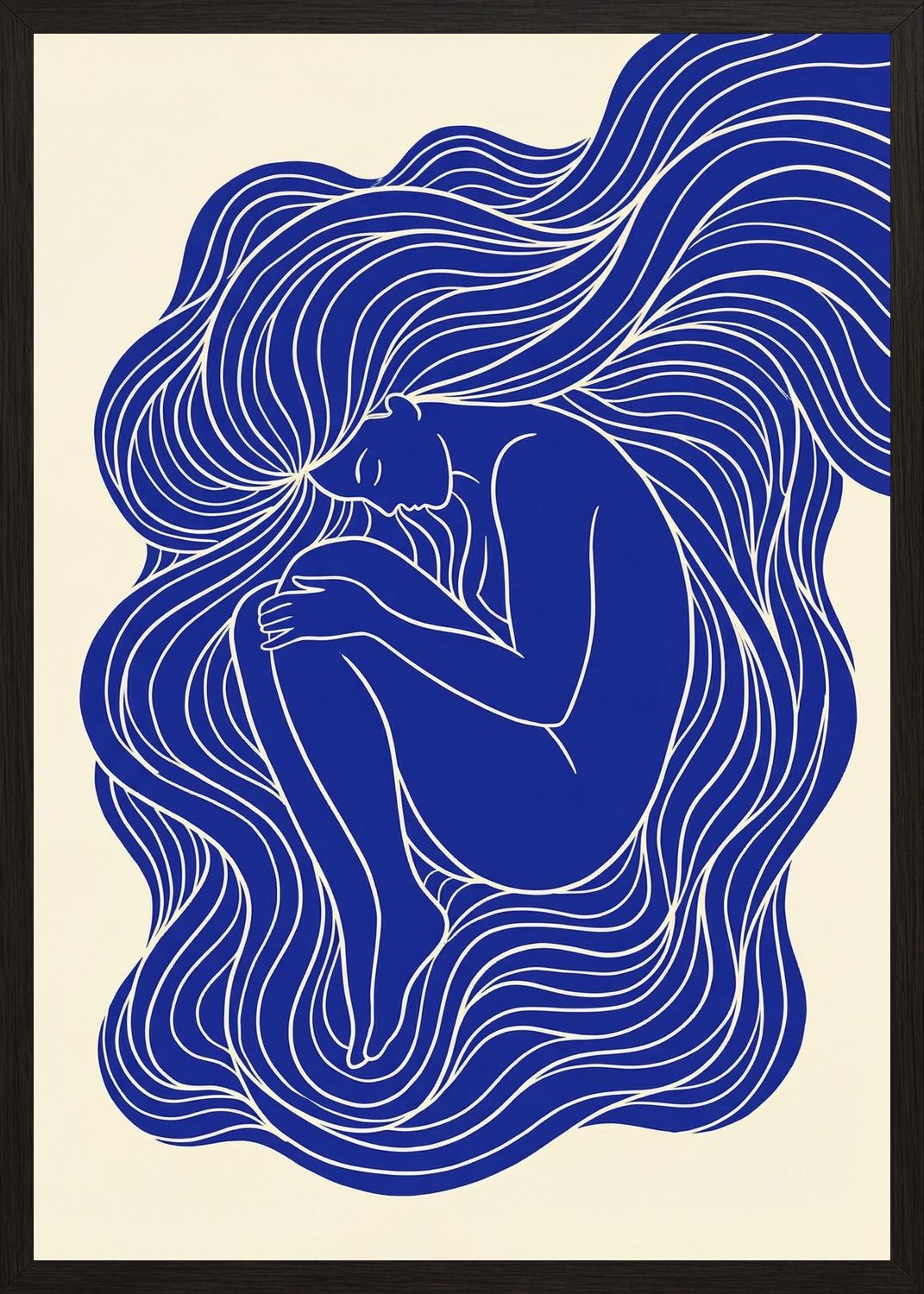 Poster in oak frame