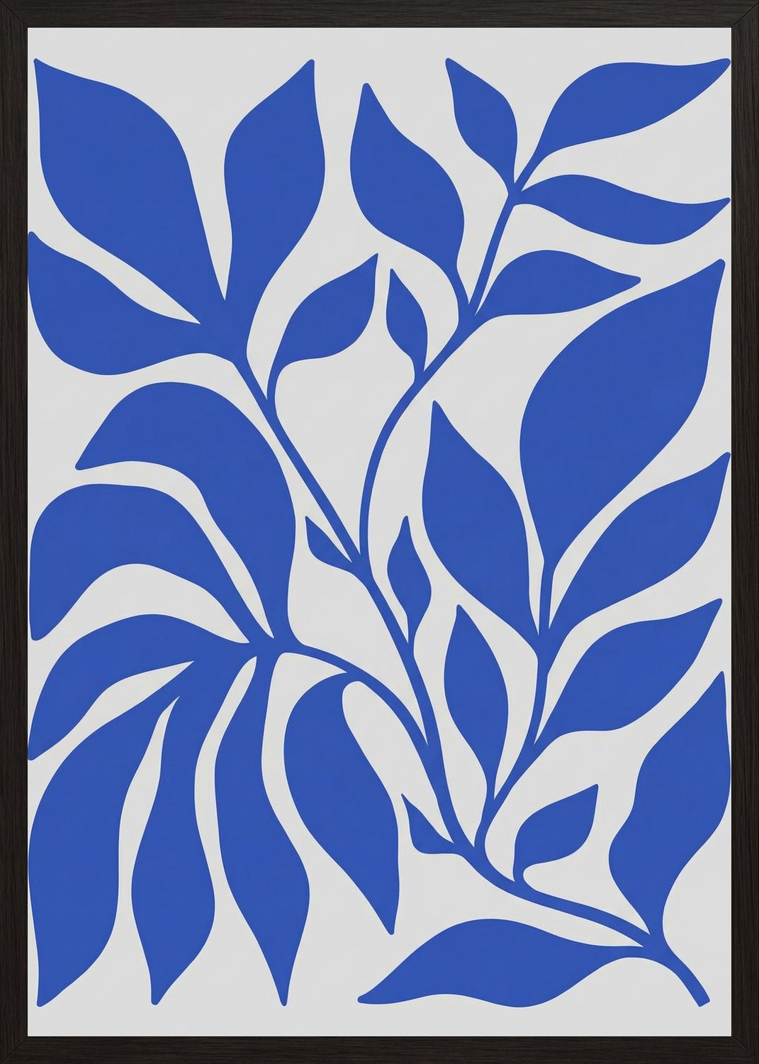 Poster in oak frame
