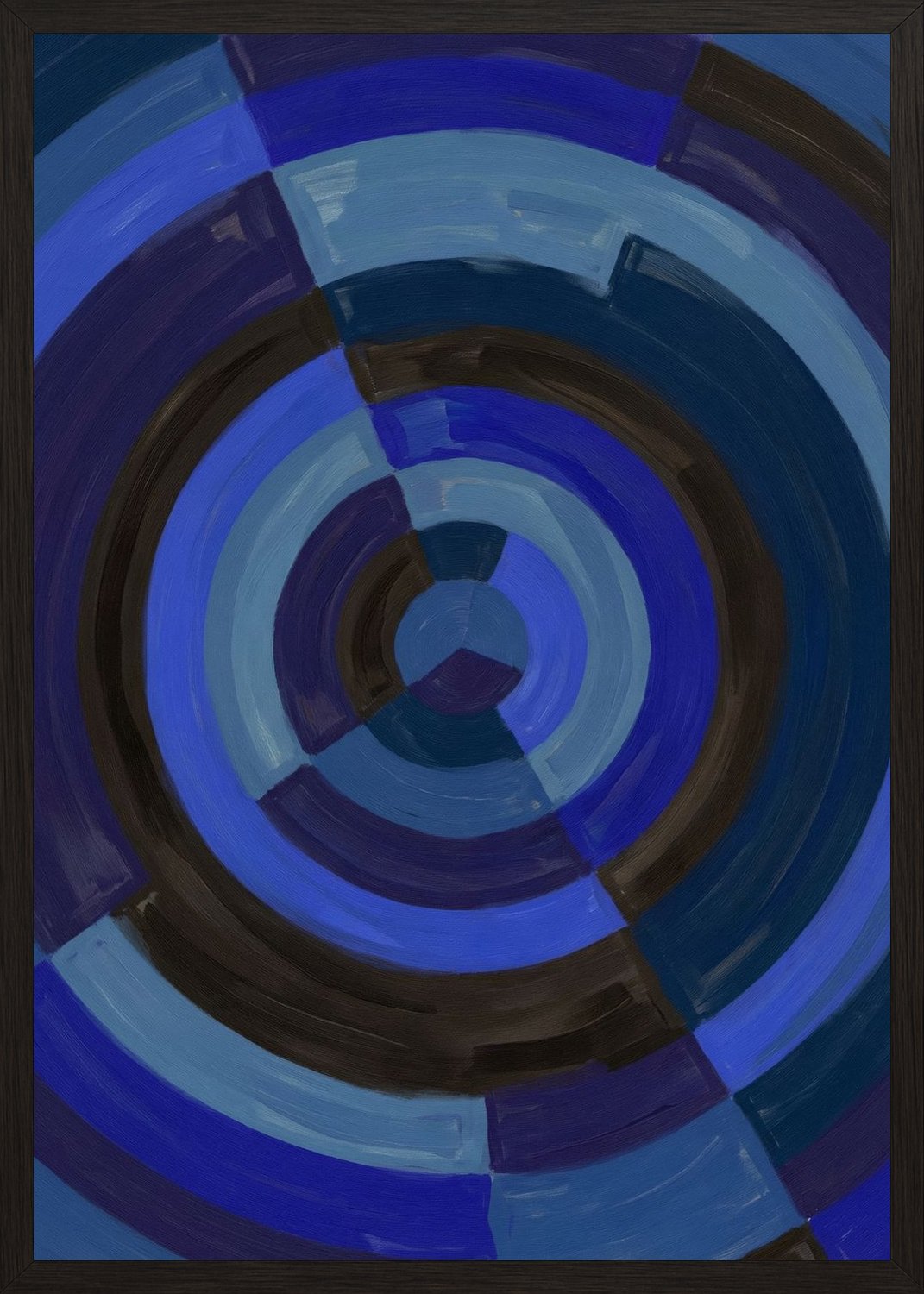 Poster in black frame