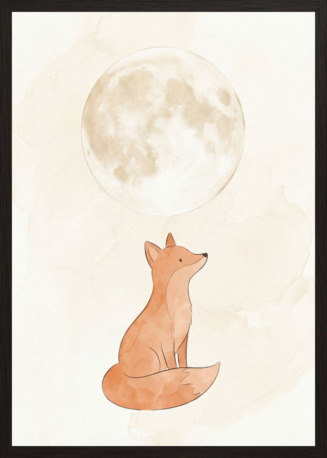 Poster in black frame