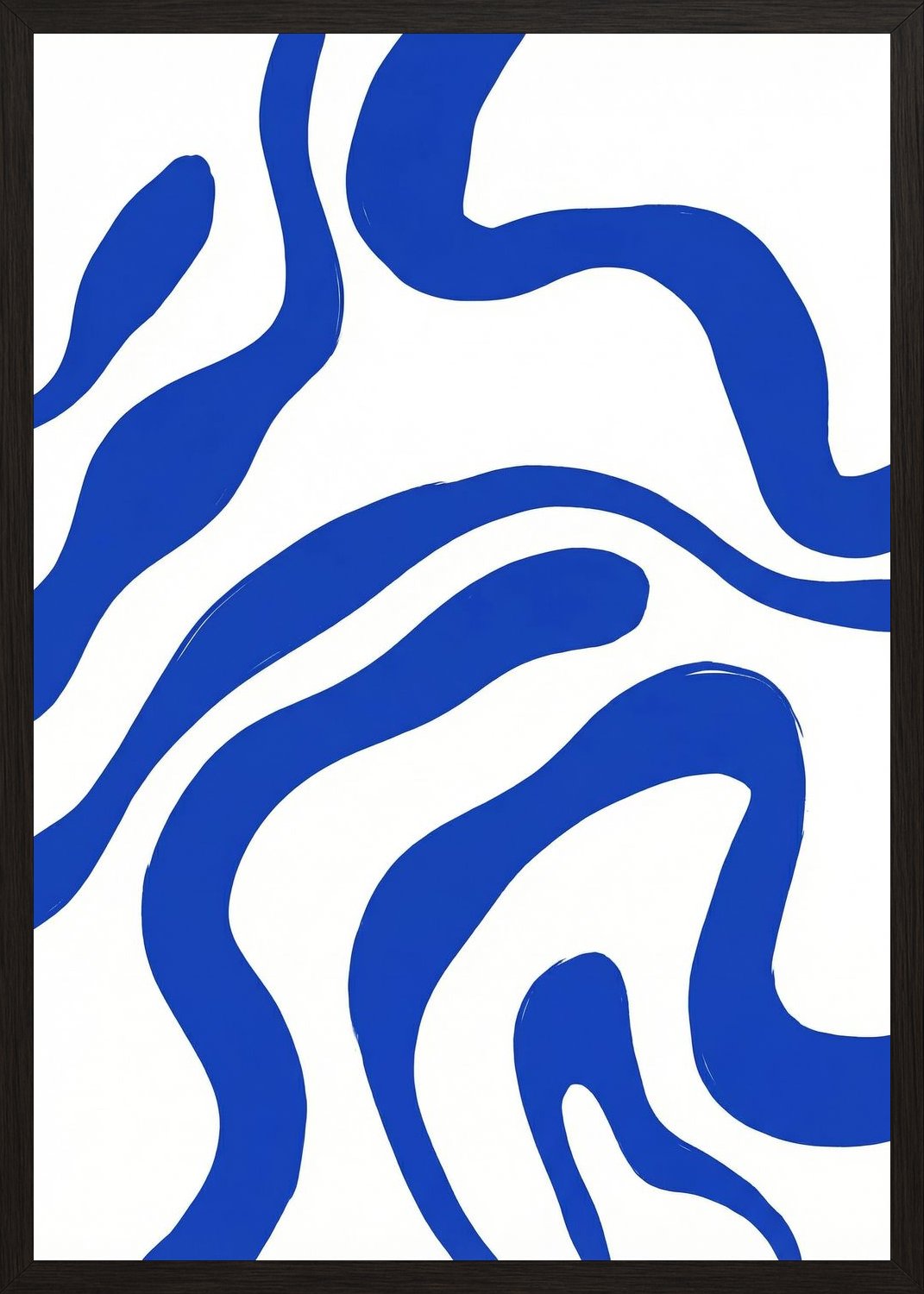 Poster in black frame