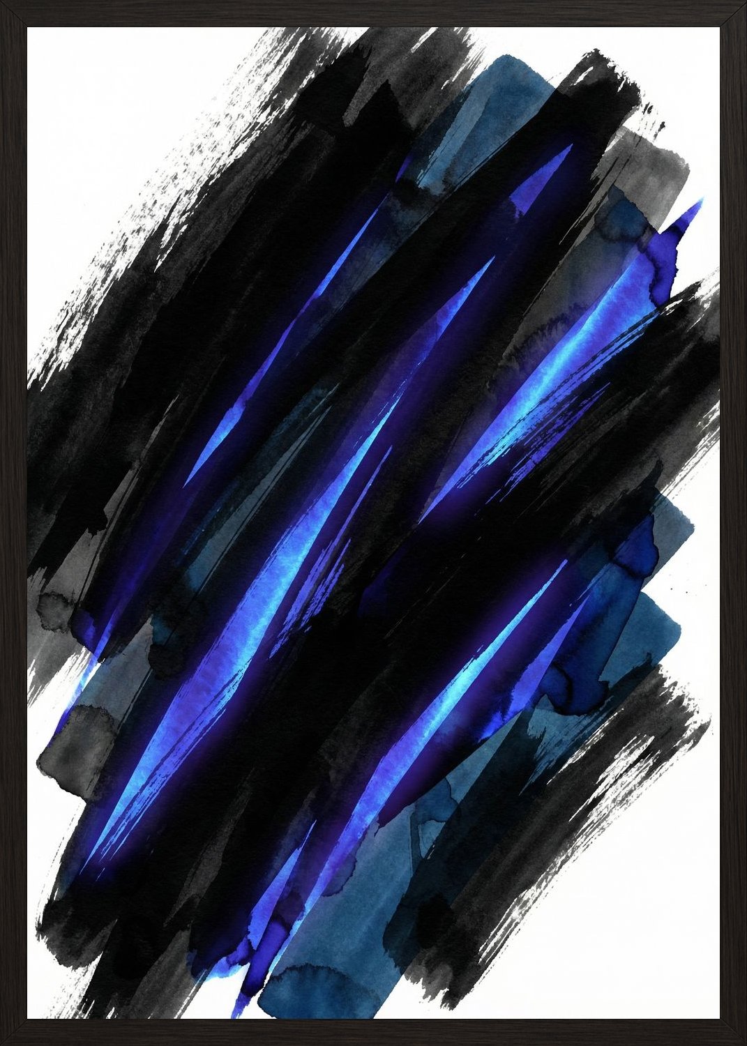 Poster in black frame