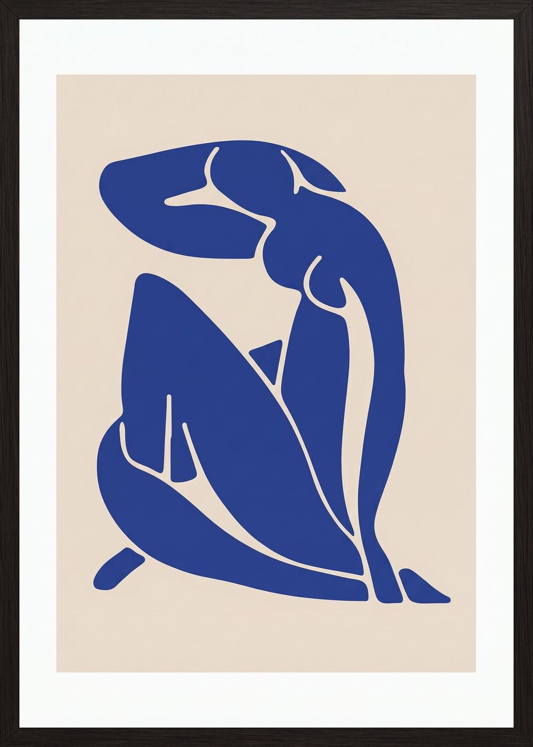 Poster in black frame