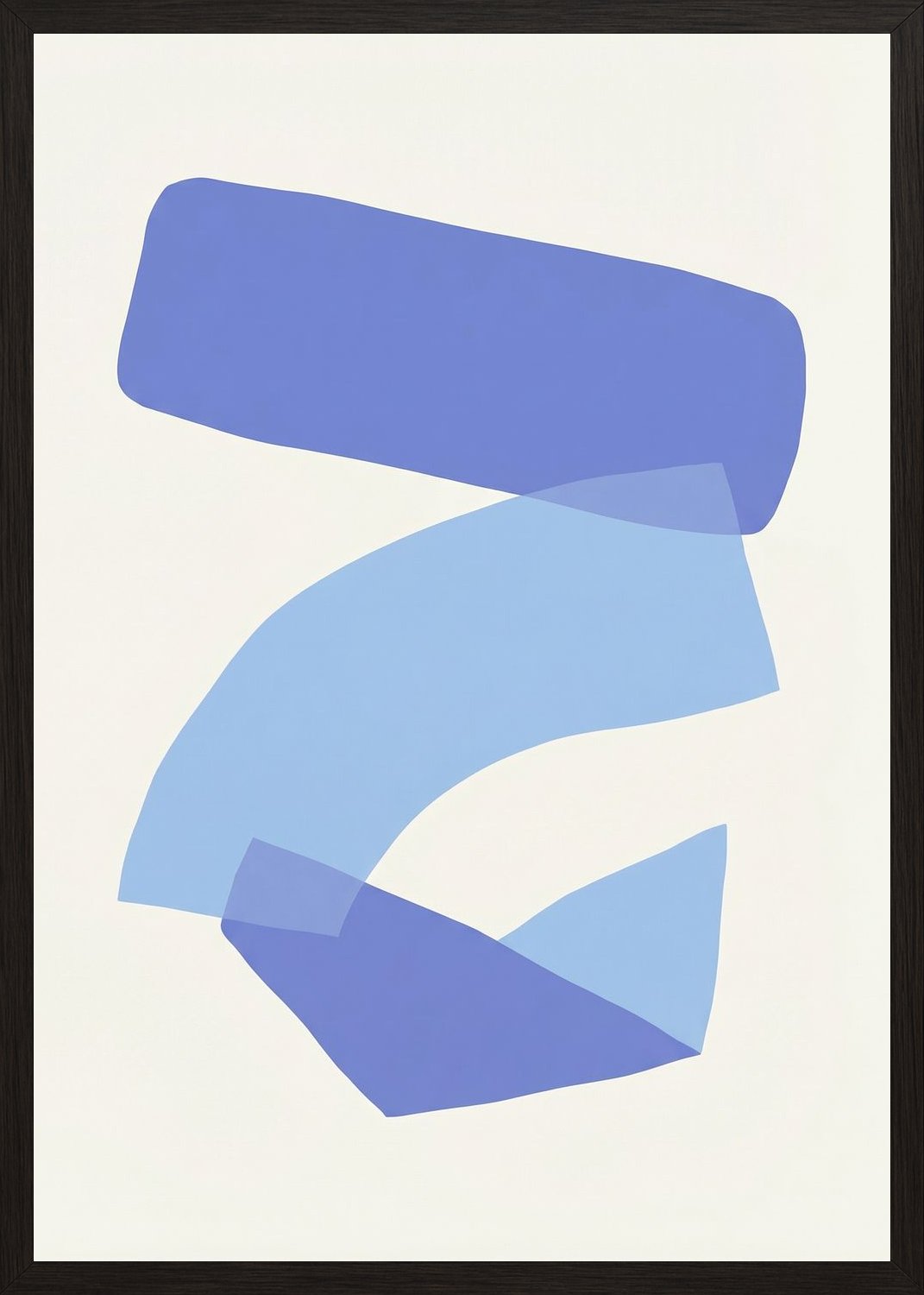 Poster in black frame