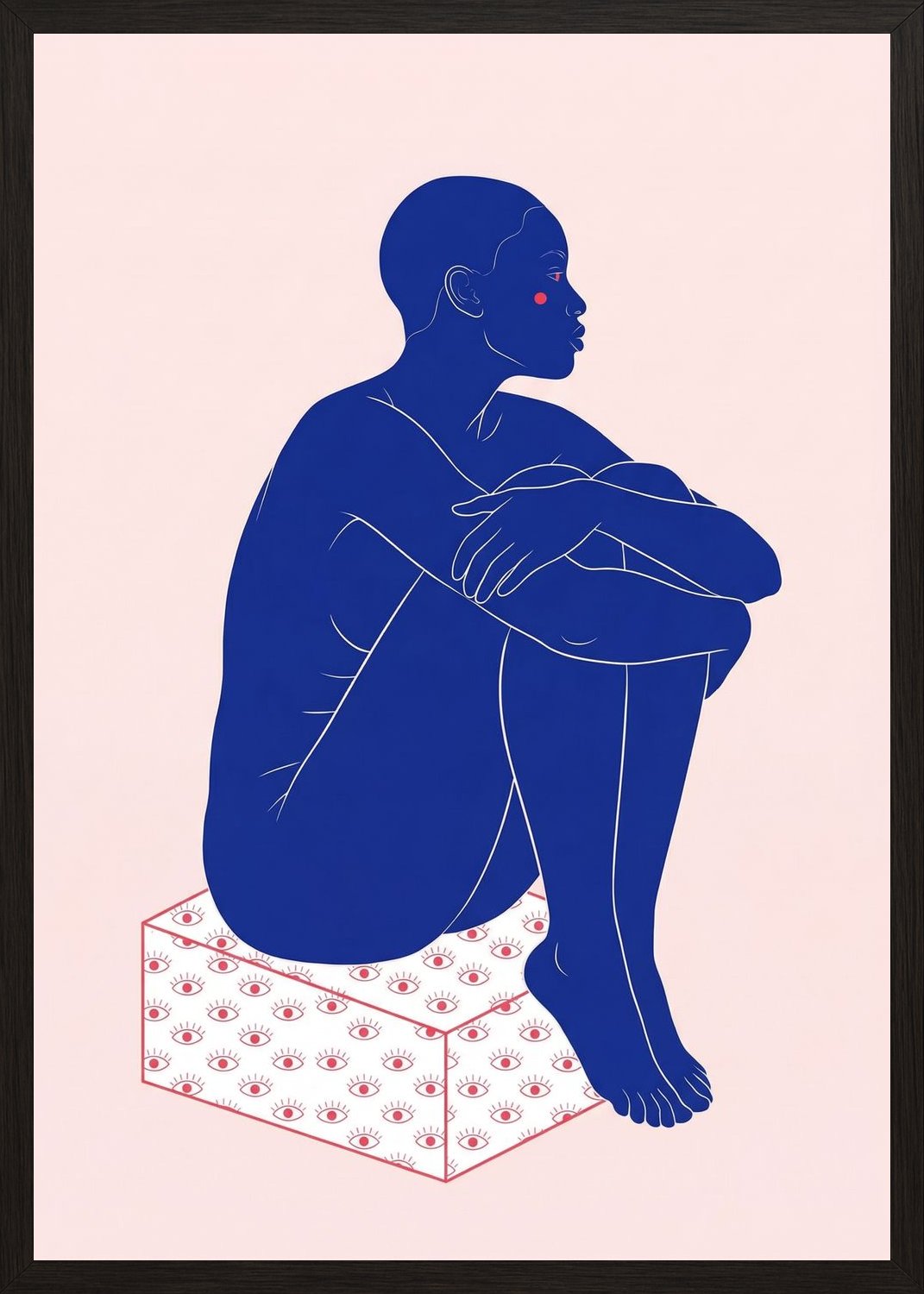 Poster in oak frame