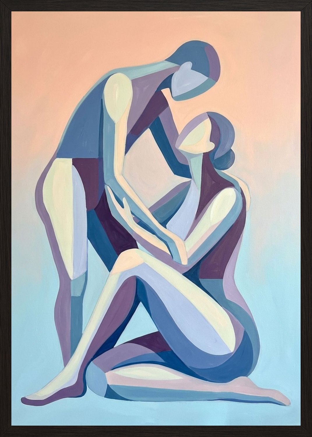 Poster in black frame