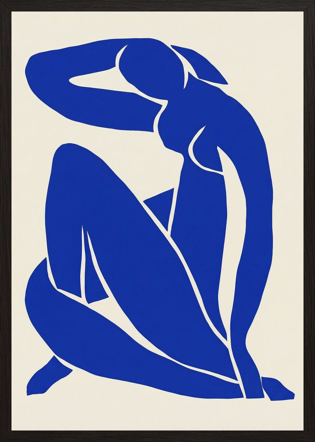 Poster in black frame