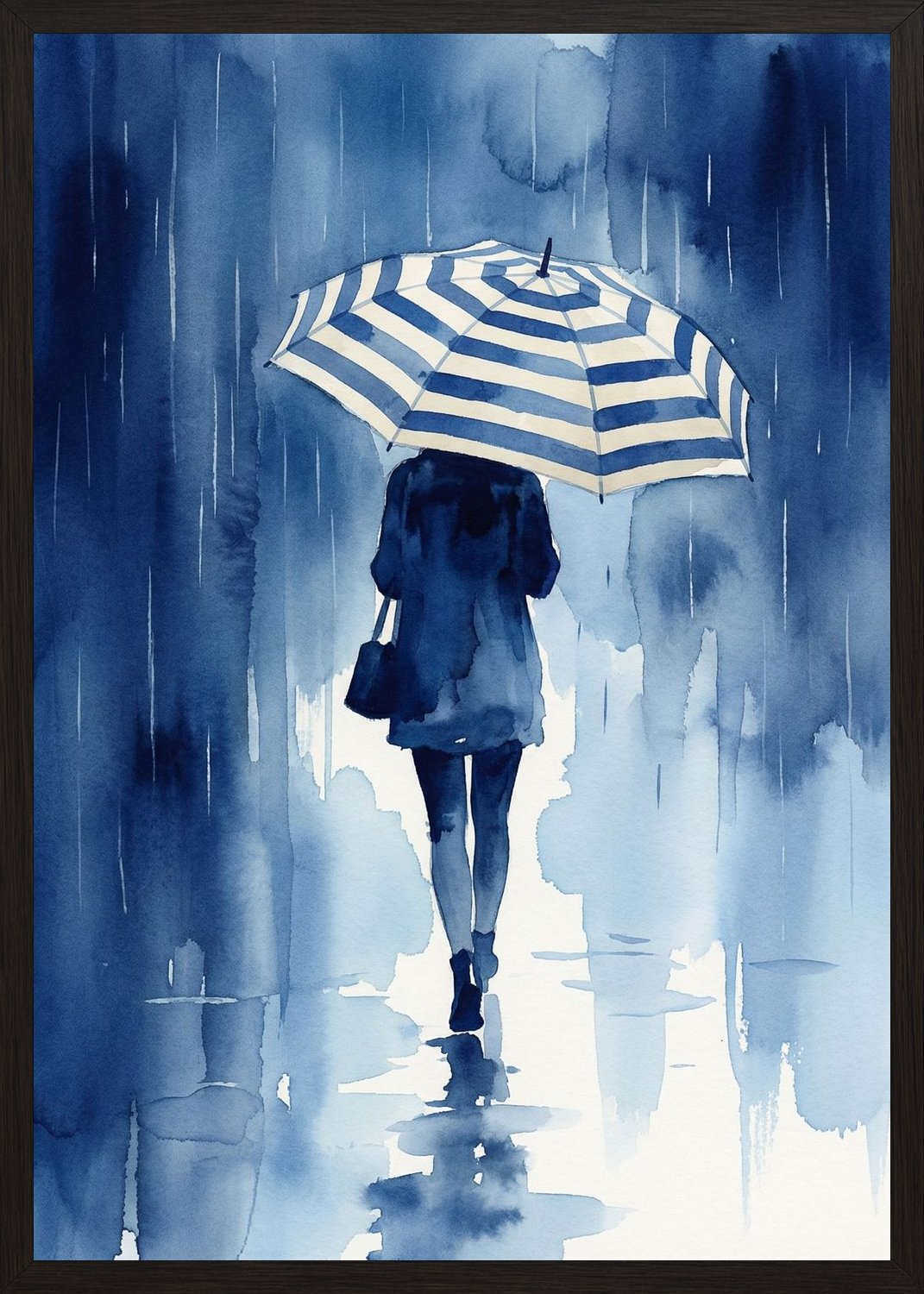 Poster in oak frame