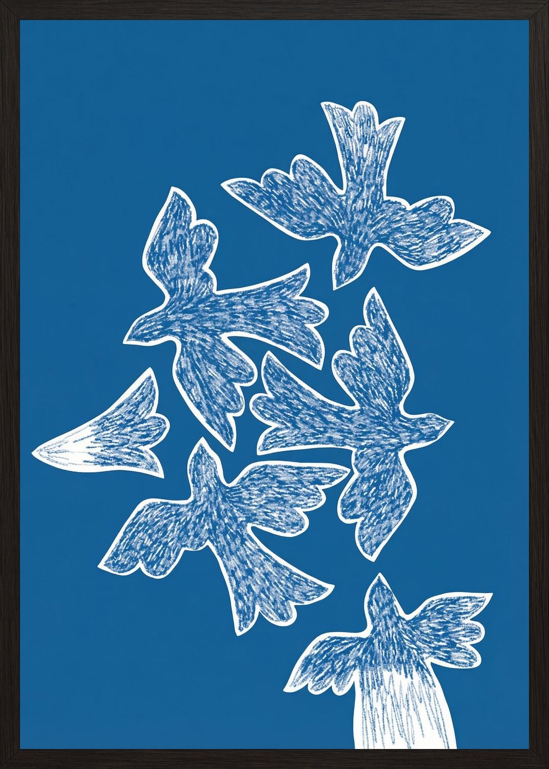 Poster in black frame