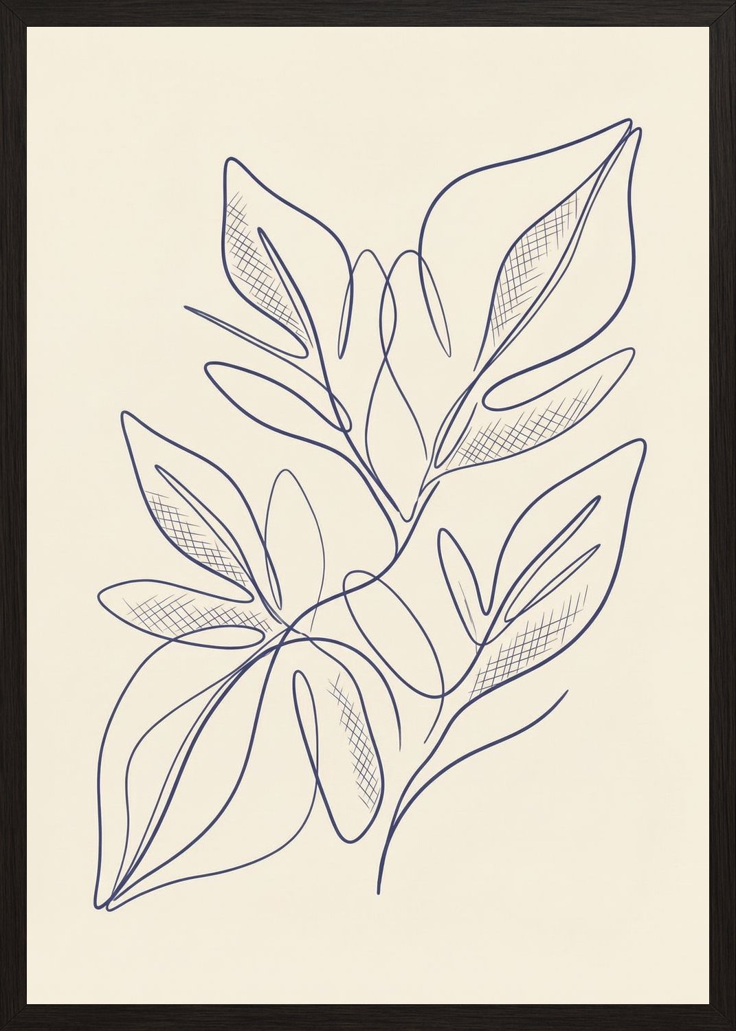 Poster in oak frame