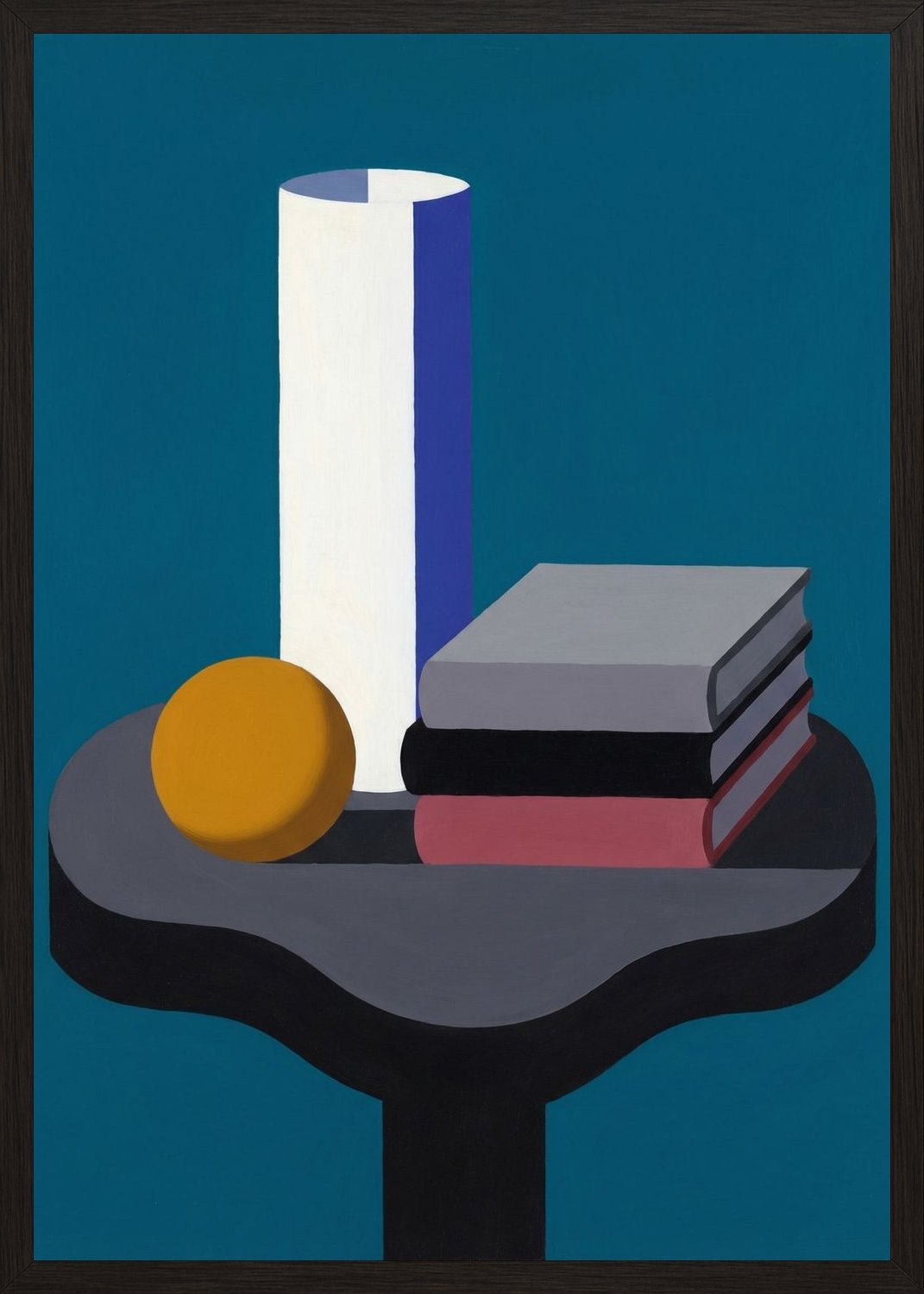 Poster in oak frame