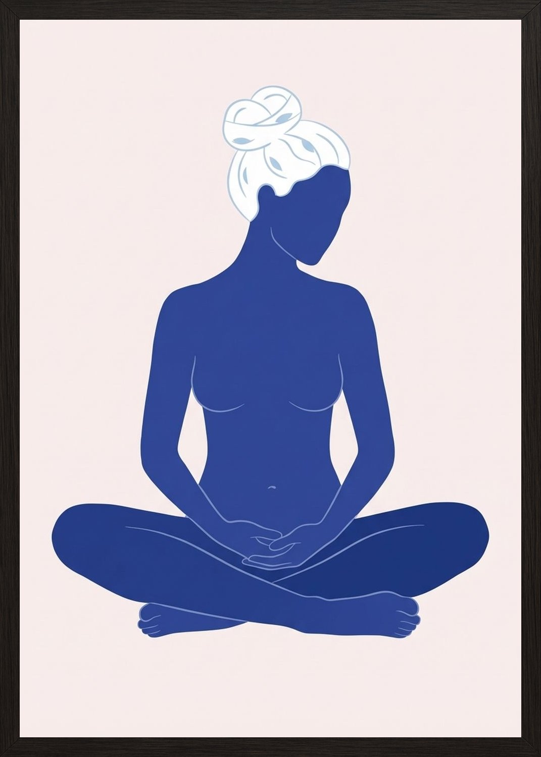 Poster in black frame