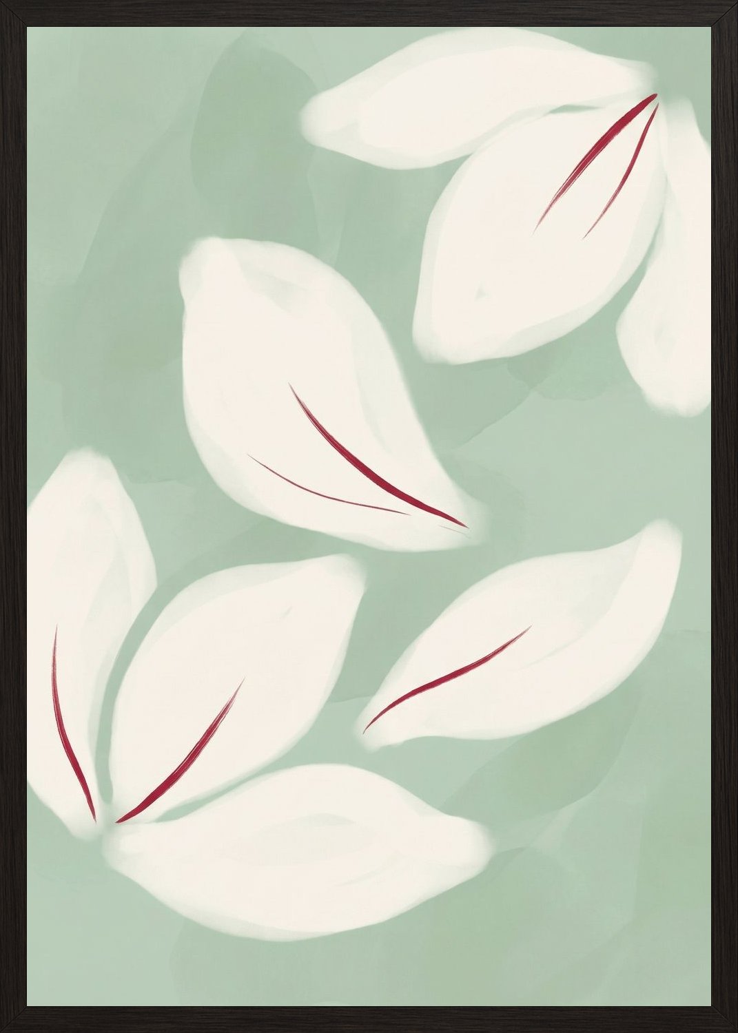 Poster in black frame