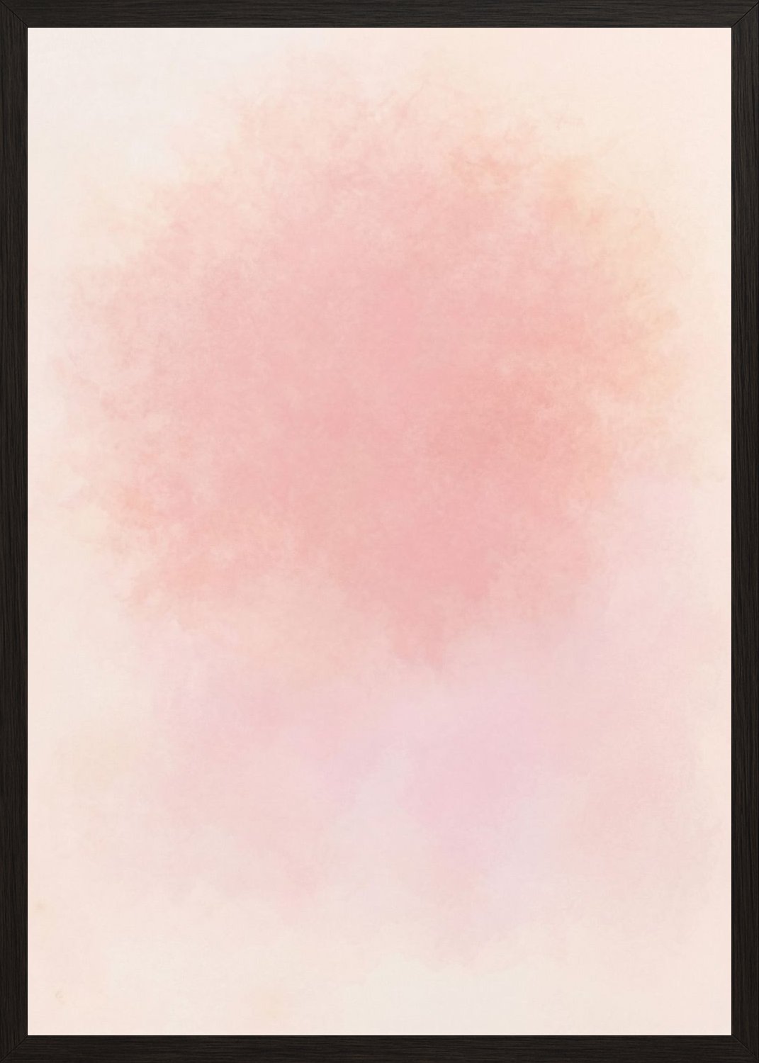 Poster in black frame