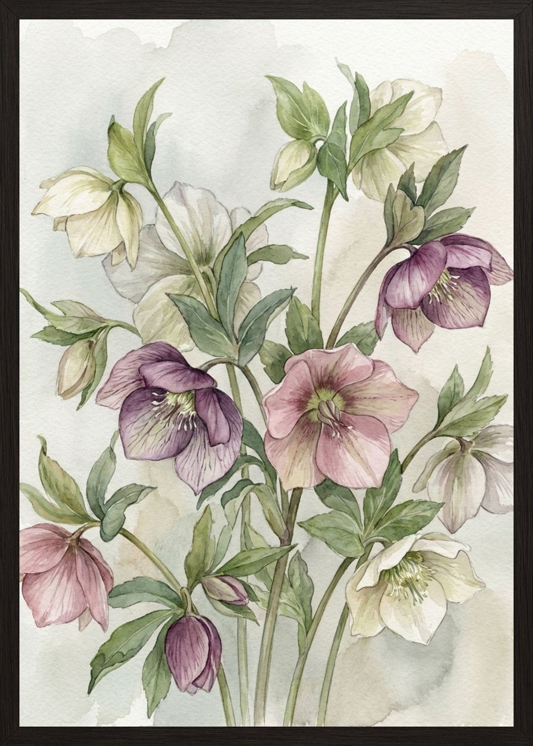 Poster in black frame