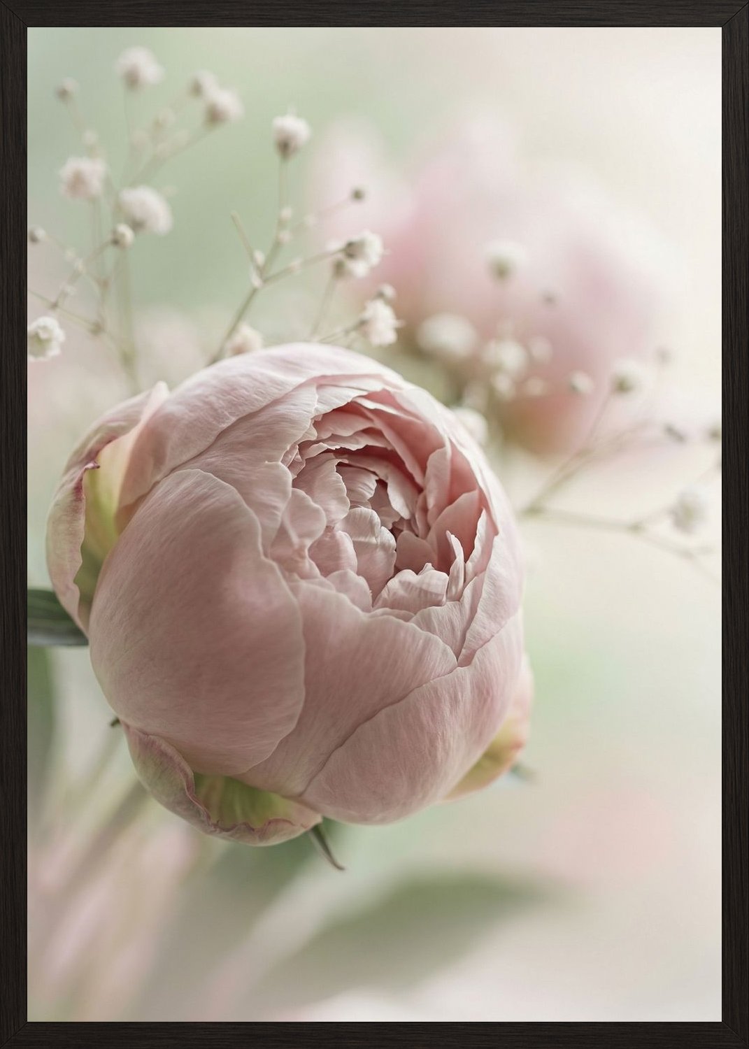 Poster in black frame