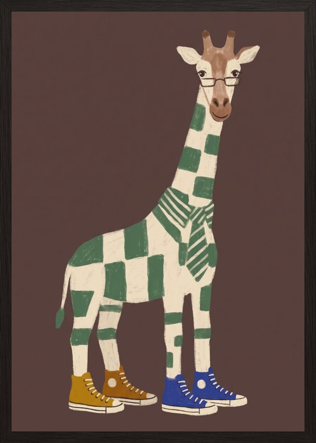 Poster in black frame