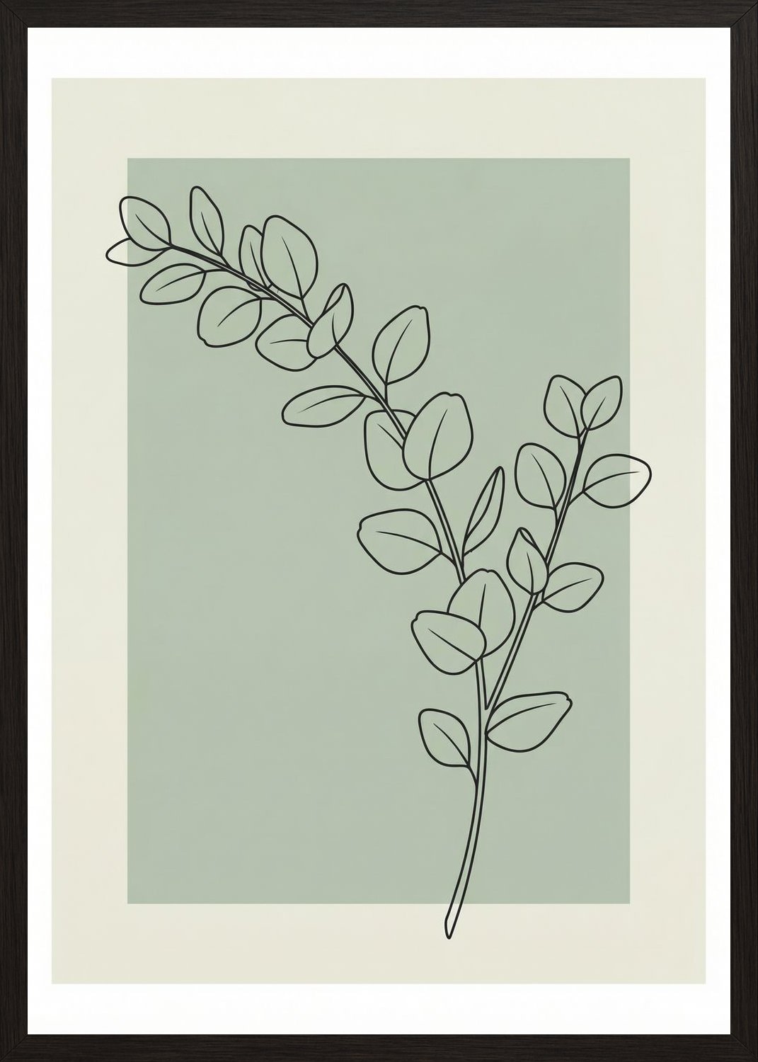 Poster in oak frame