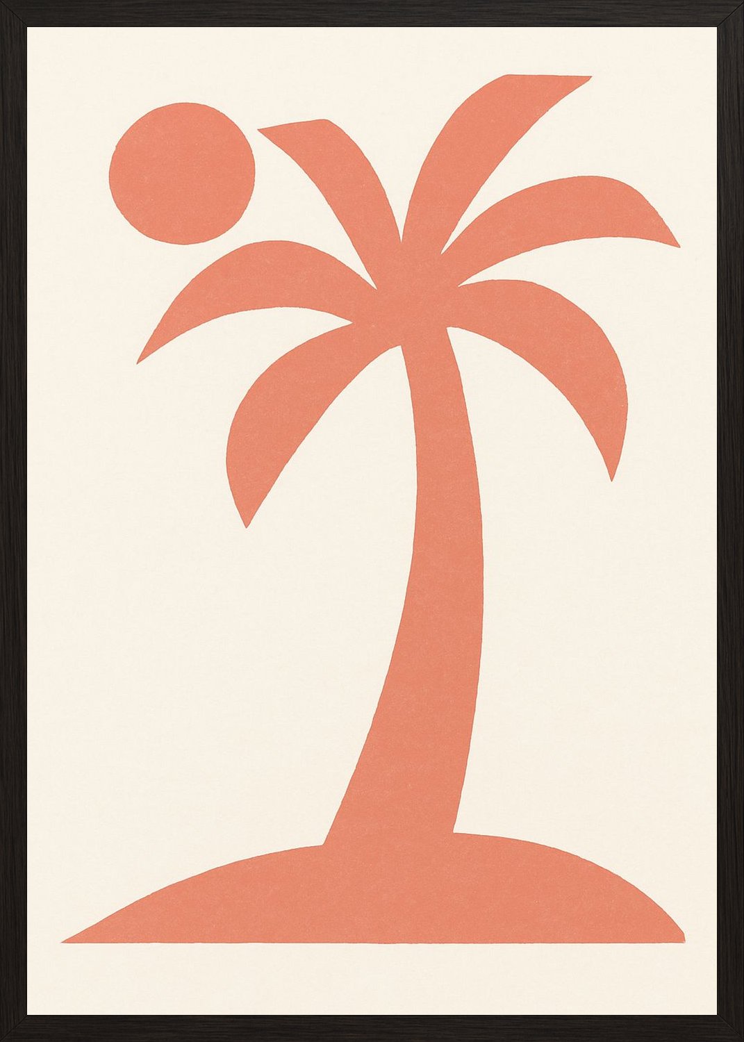 Poster in black frame