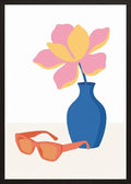 Poster in black frame