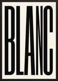 Poster in black frame