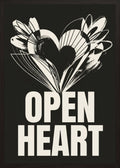 Poster in black frame