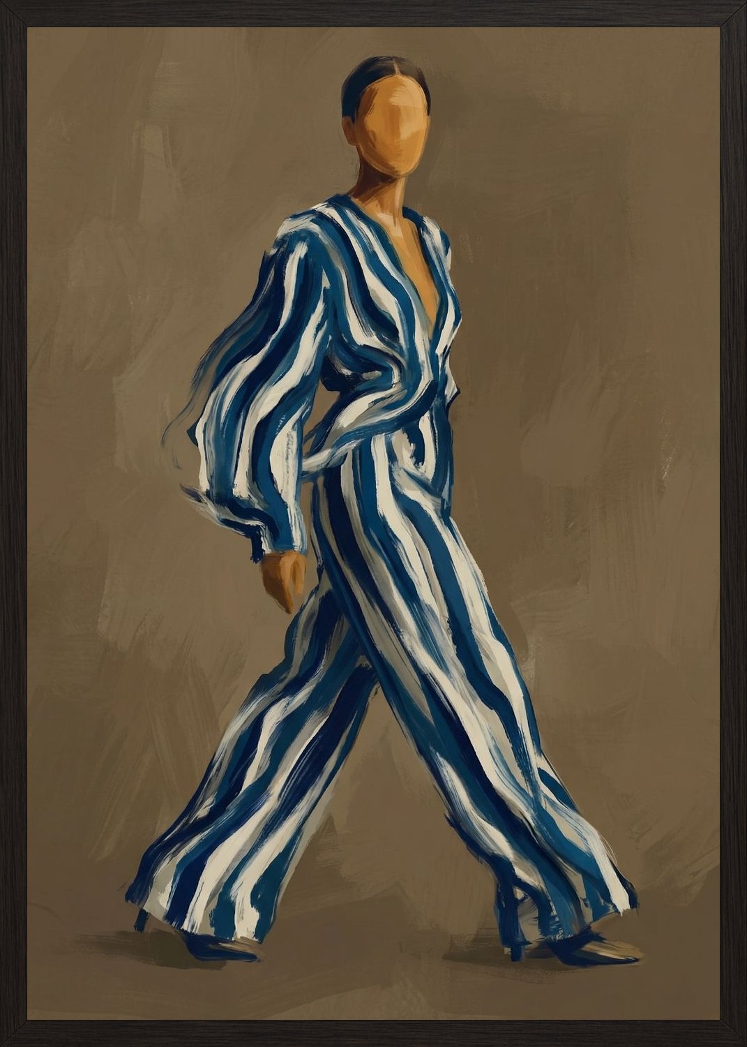 Poster in black frame