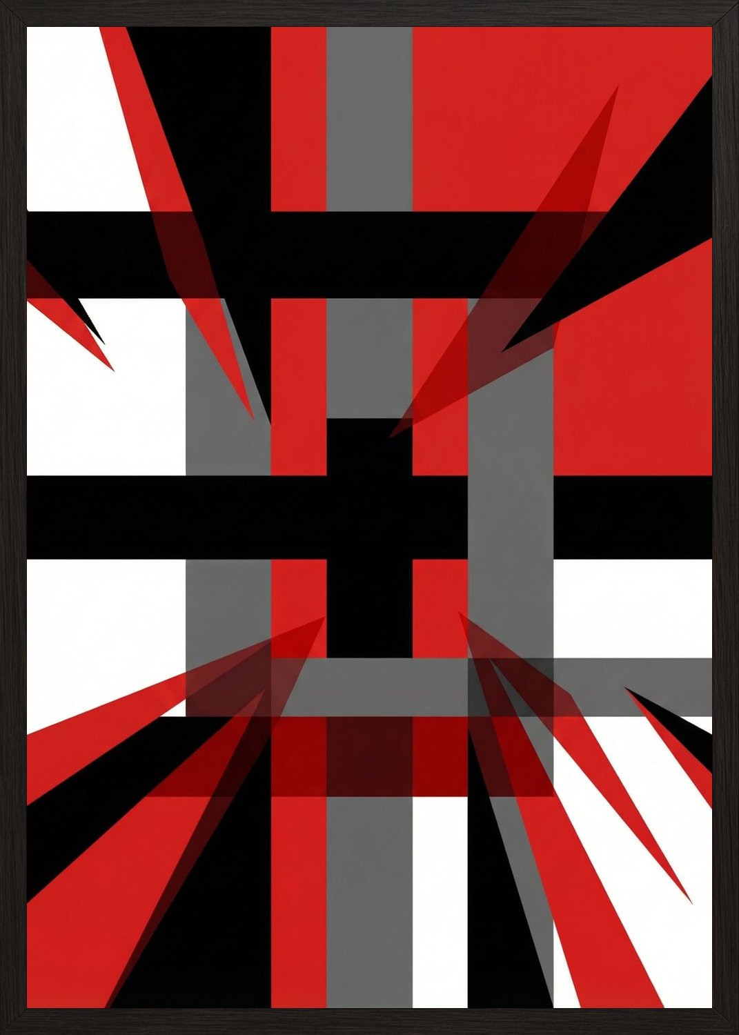 Poster in oak frame