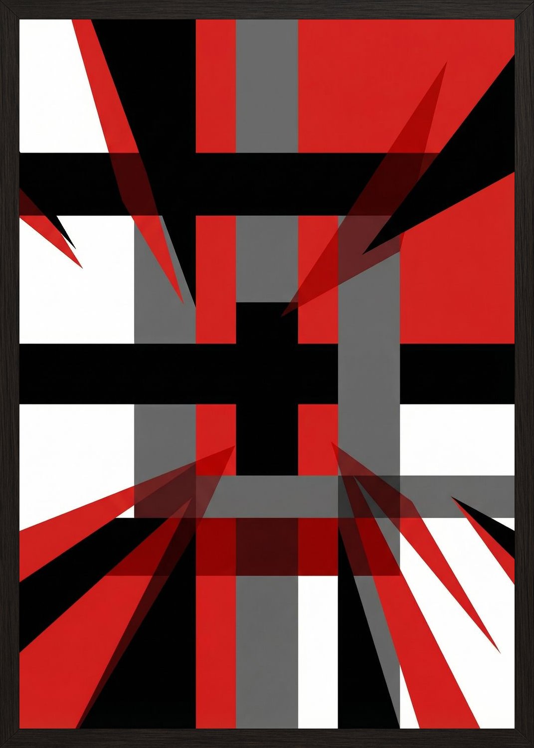 Poster in black frame